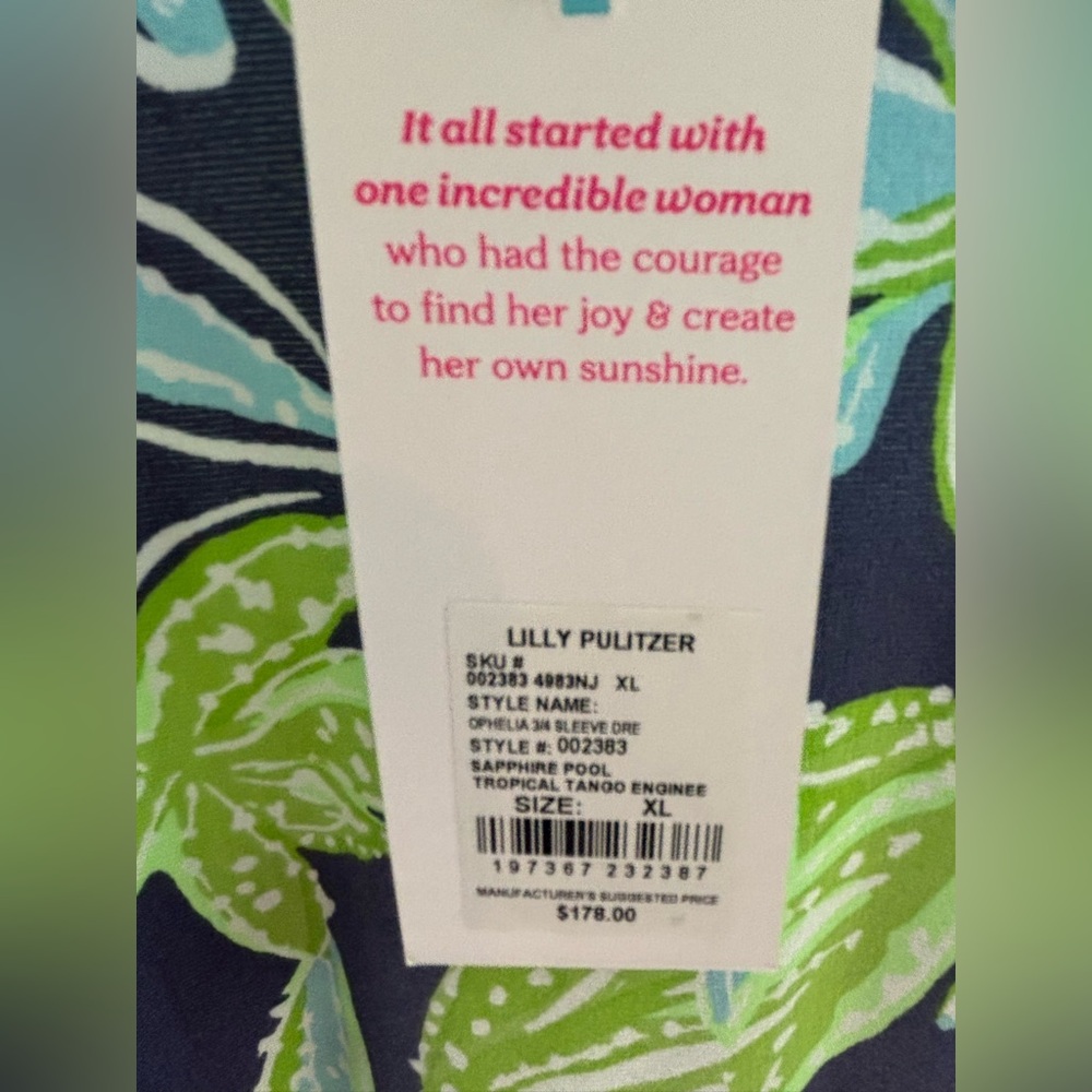 NWT Lilly Pulitzer Ophelia Swing Dress - Picture 7 of 8